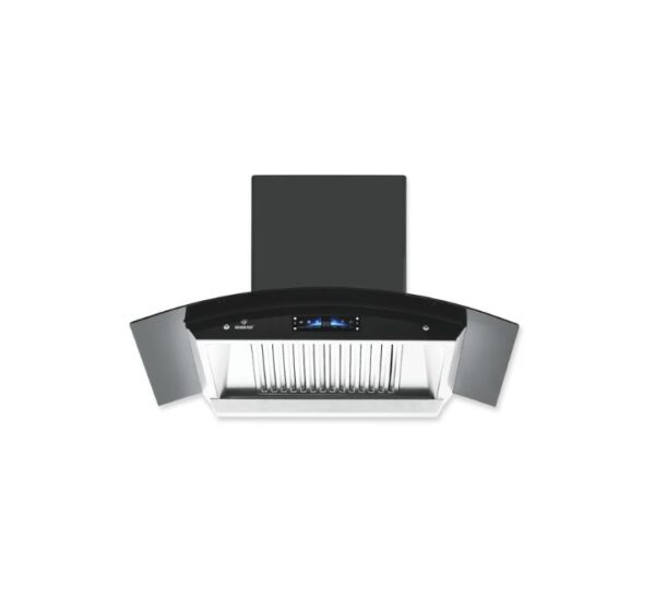 Experience modern kitchen efficiency with the Golden Fuji Range Hood #GF-225, designed for strong suction and easy maintenance.