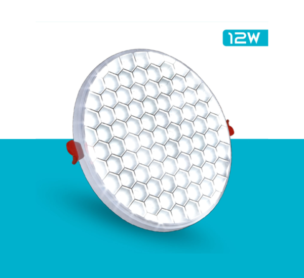 The Factor Moonlight HONEY-COMB-12 delivers 1200 lumens of efficient lighting with customizable color options, perfect for any setting.
