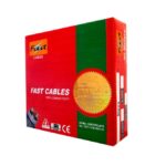 Fast Cables 1.0mm² General Cable features pure copper construction and durable PVC insulation for long-lasting reliability in various applications.