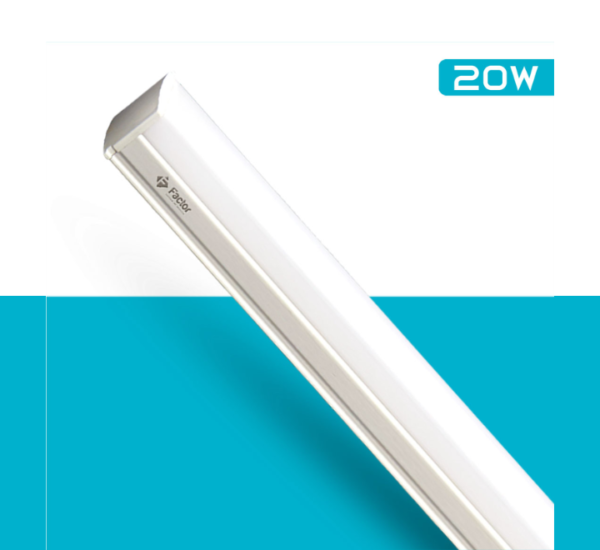 Discover the efficiency of the Factor Tube Light TU-20! Offering 2000 lumens at just 20W, it's ideal for both home and commercial use.