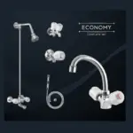 Discover the Economy Set Master 091A, a chrome-finished solution that balances affordability and quality for your bathroom upgrade.