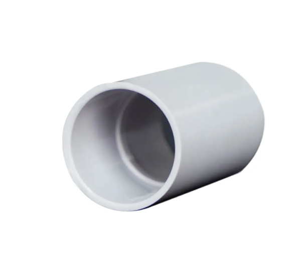 CONDUIT SOCKET POPULAR, a UPVC fitting designed to securely connect conduit sections, providing a strong and leak-proof system