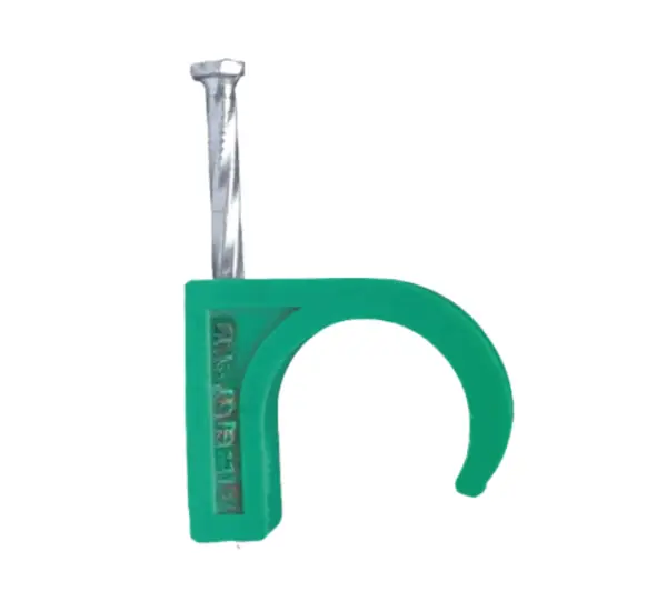 25mm and 32mm Inch PPRC Pipe Fitting Clamp Clip Nail Type U PVC Clamp